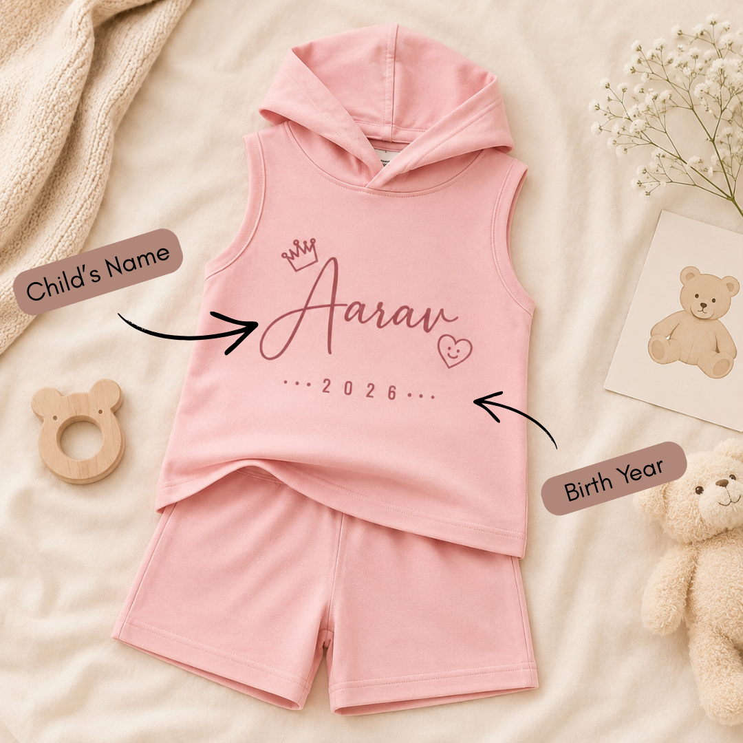 Personalized Kids T-shirt and shorts Pair - Little Ones