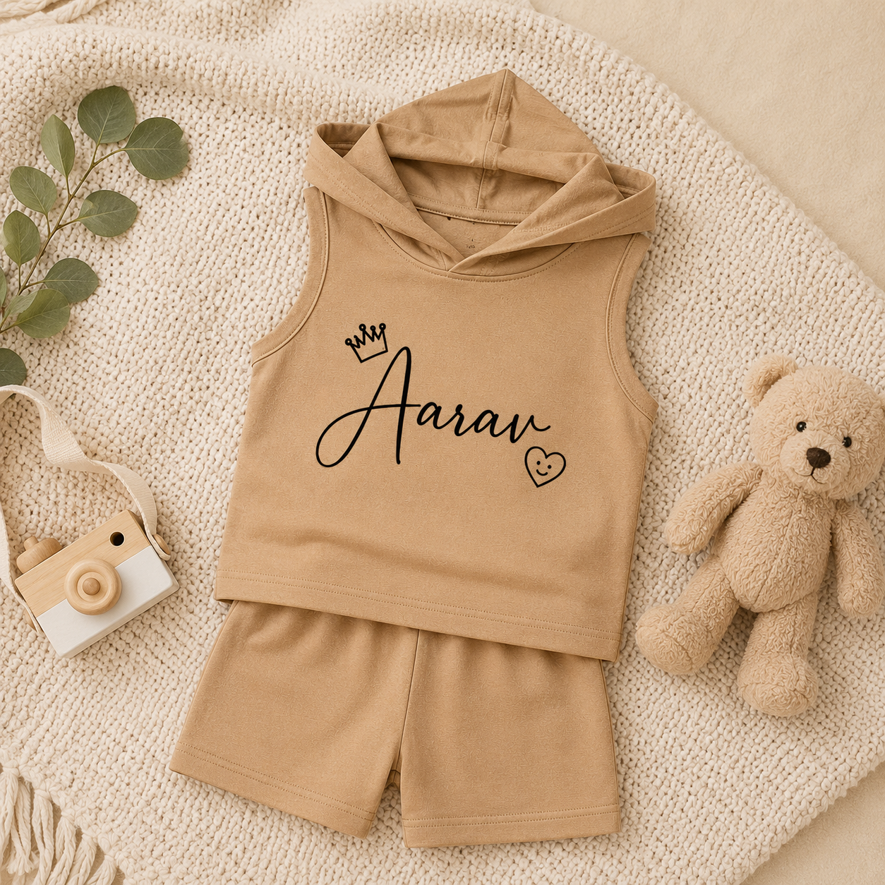 Personalized Kids T-shirt and shorts Pair - Little Ones