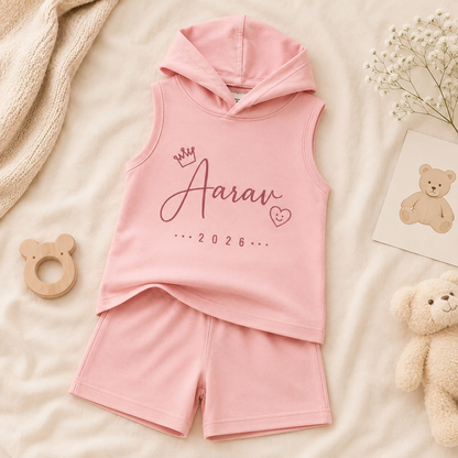 Personalized Kids T-shirt and shorts Pair - Little Ones